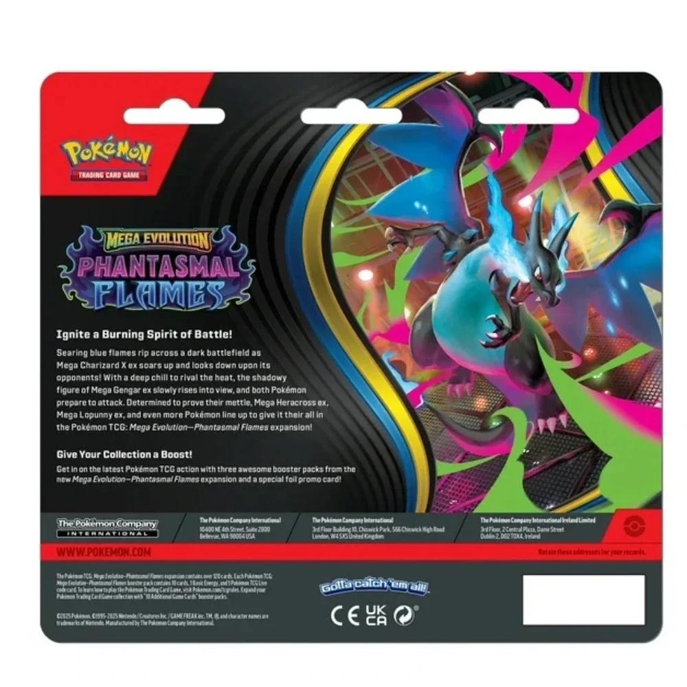 POKEMON TRADING CARD GAME/PHANTASMAL FLAMES/THREE -BOOSTER BLISTER/NEW/17030926